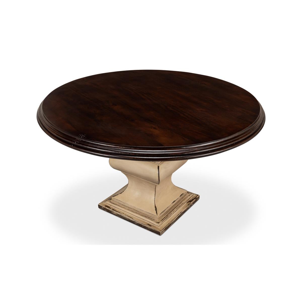 round provincial dining table