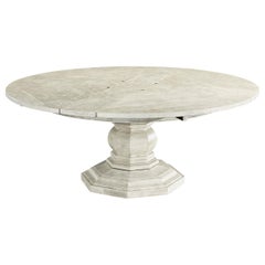 French Provincial Round Extending Dining Table