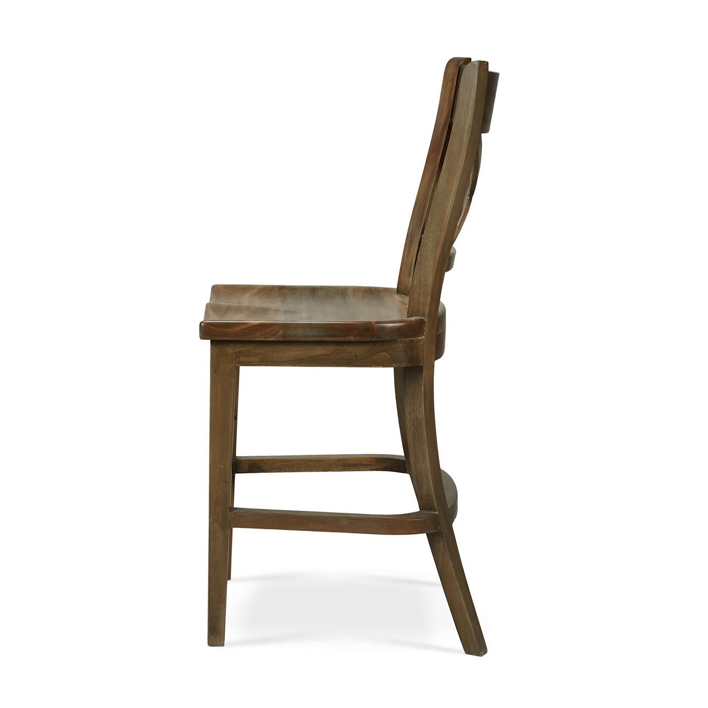 Stile provenzale Sgabello da banco rustico provinciale francese in vendita