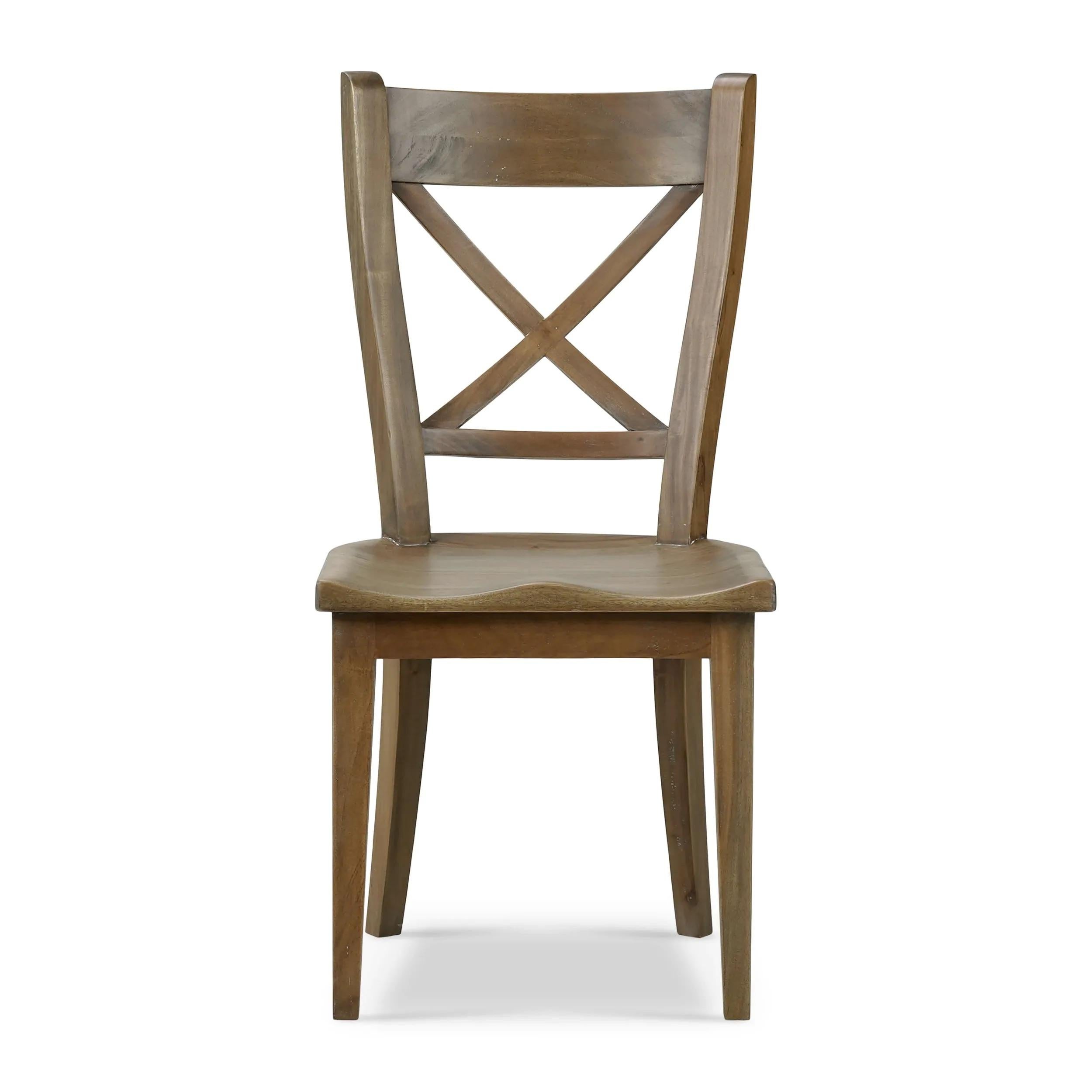 Stile provenzale Sedia da pranzo rustica provinciale francese (set di 2) in vendita