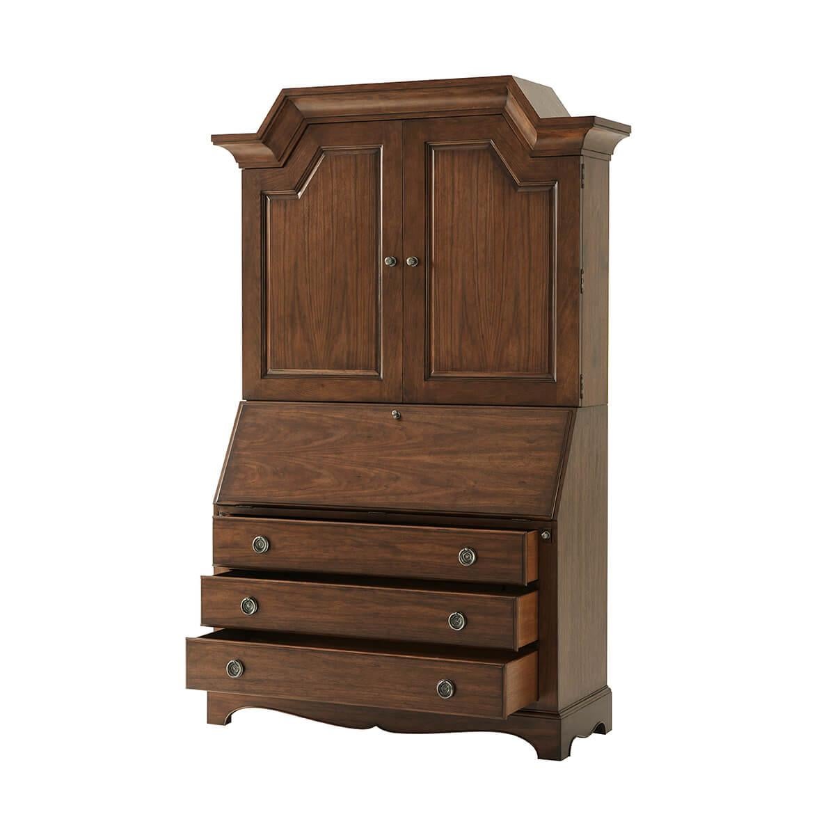Vietnamese French Provincial Secretary Desk For Sale