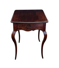 French Provincial Single-drawer Rectangular Side Table