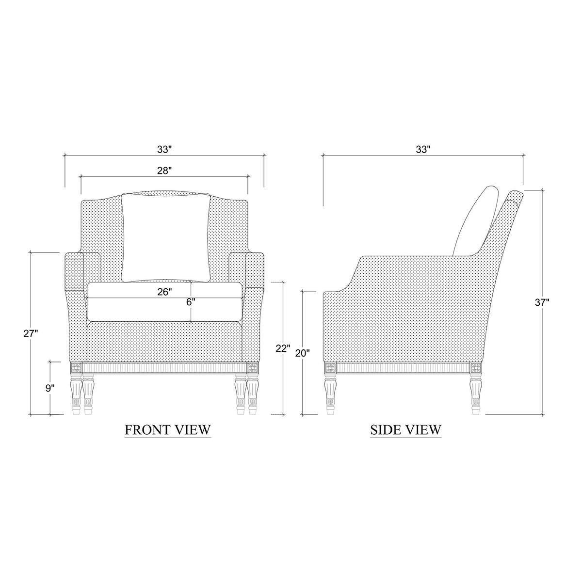 French Provincial Slip Cover Armchair For Sale 3