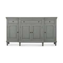 French Provincial Style Credenza - Charleston Grey