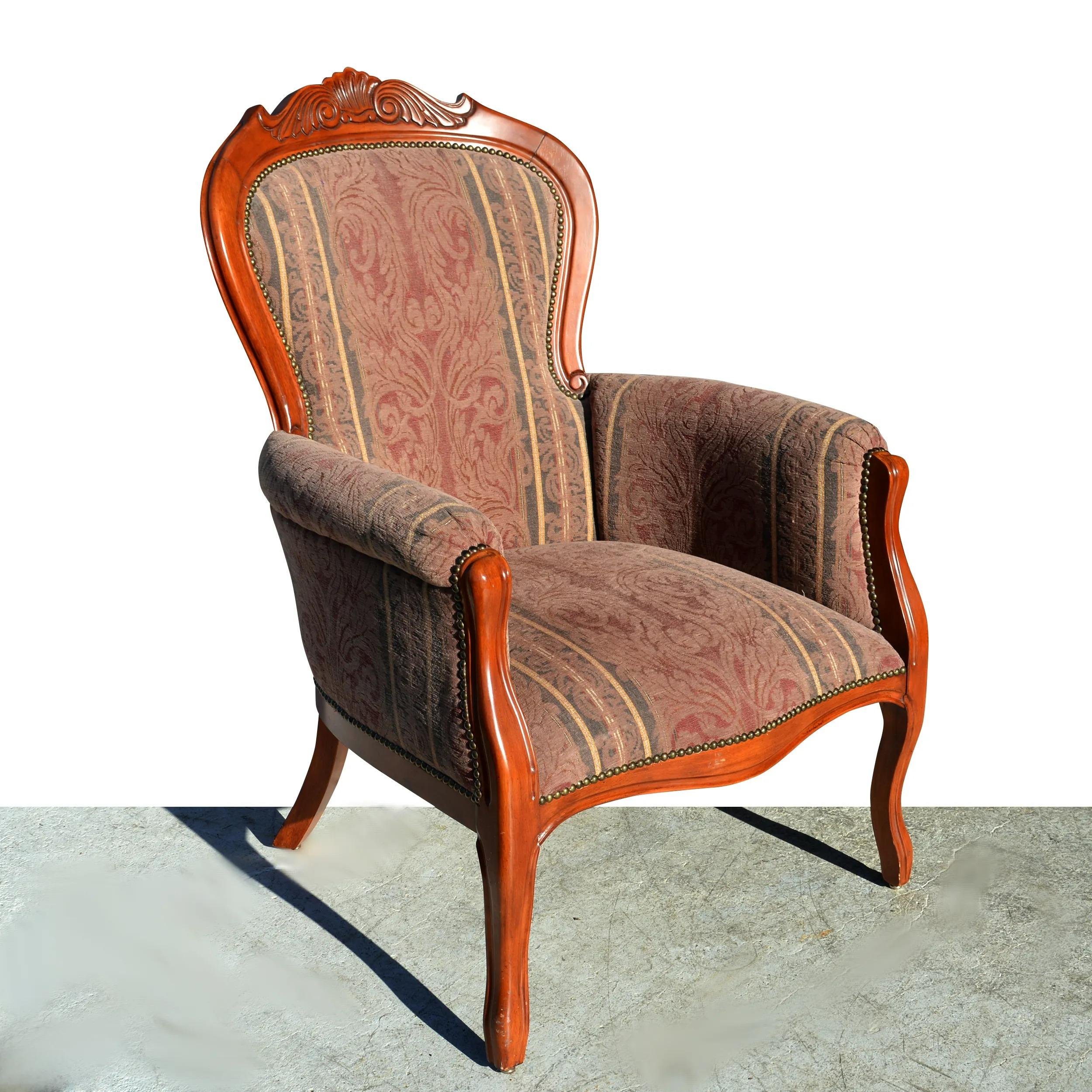 Laiton Chaise Bergere de style provincial français en vente