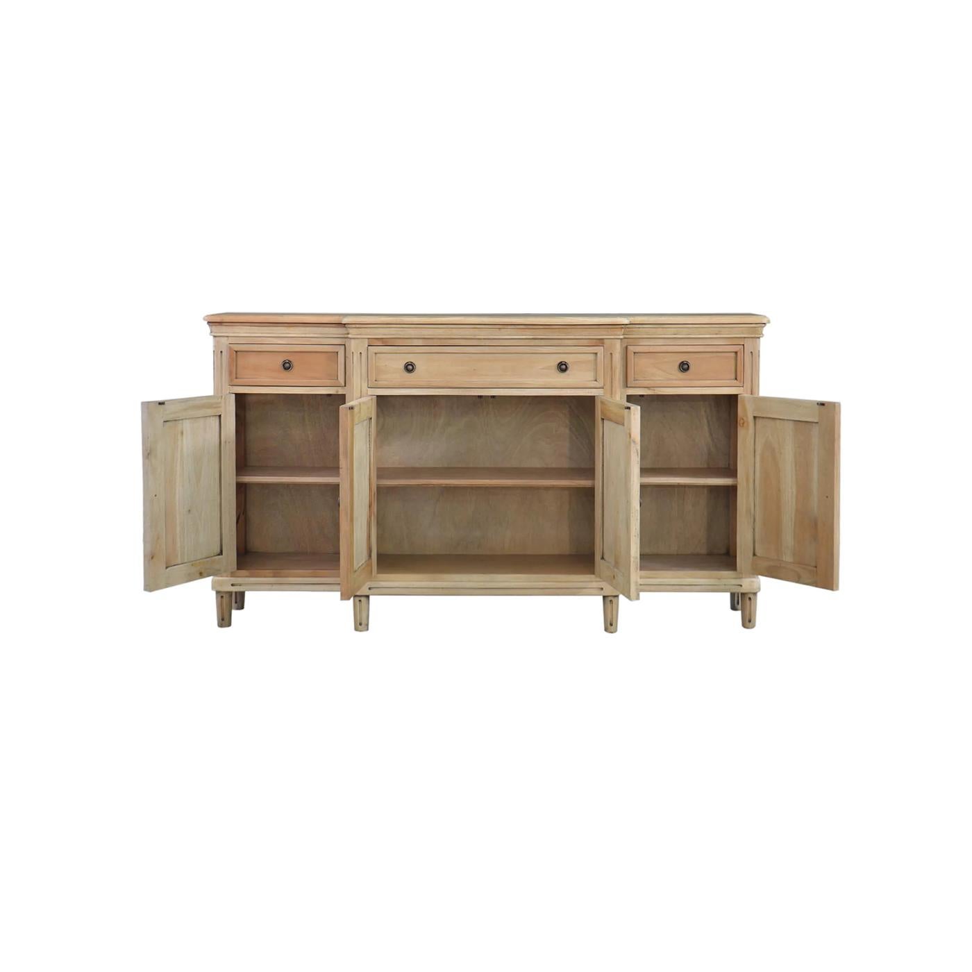 Indonesiano Credenza in stile provinciale francese - Legno di frutta in vendita