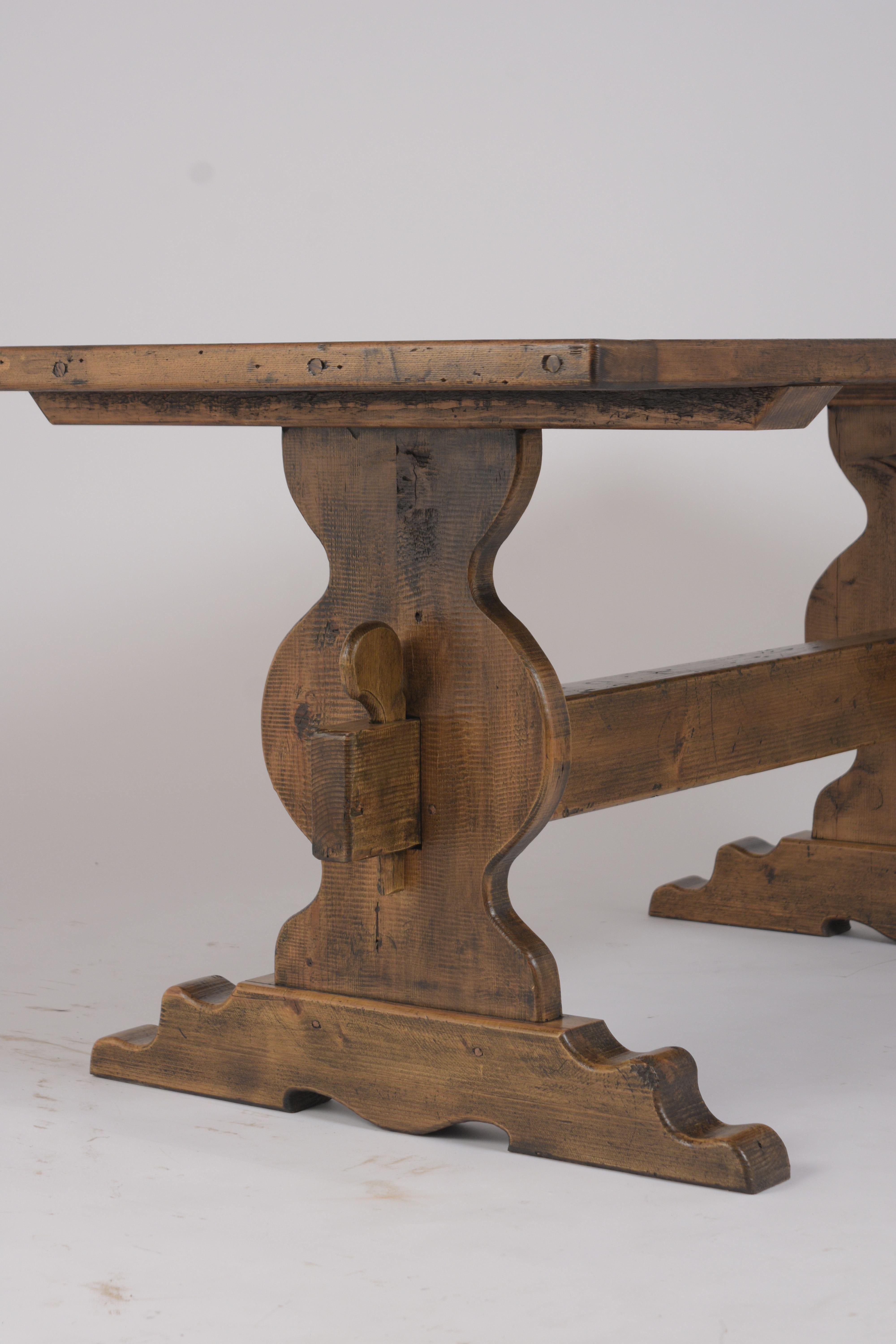 Wood French Provincial Style Dining Table
