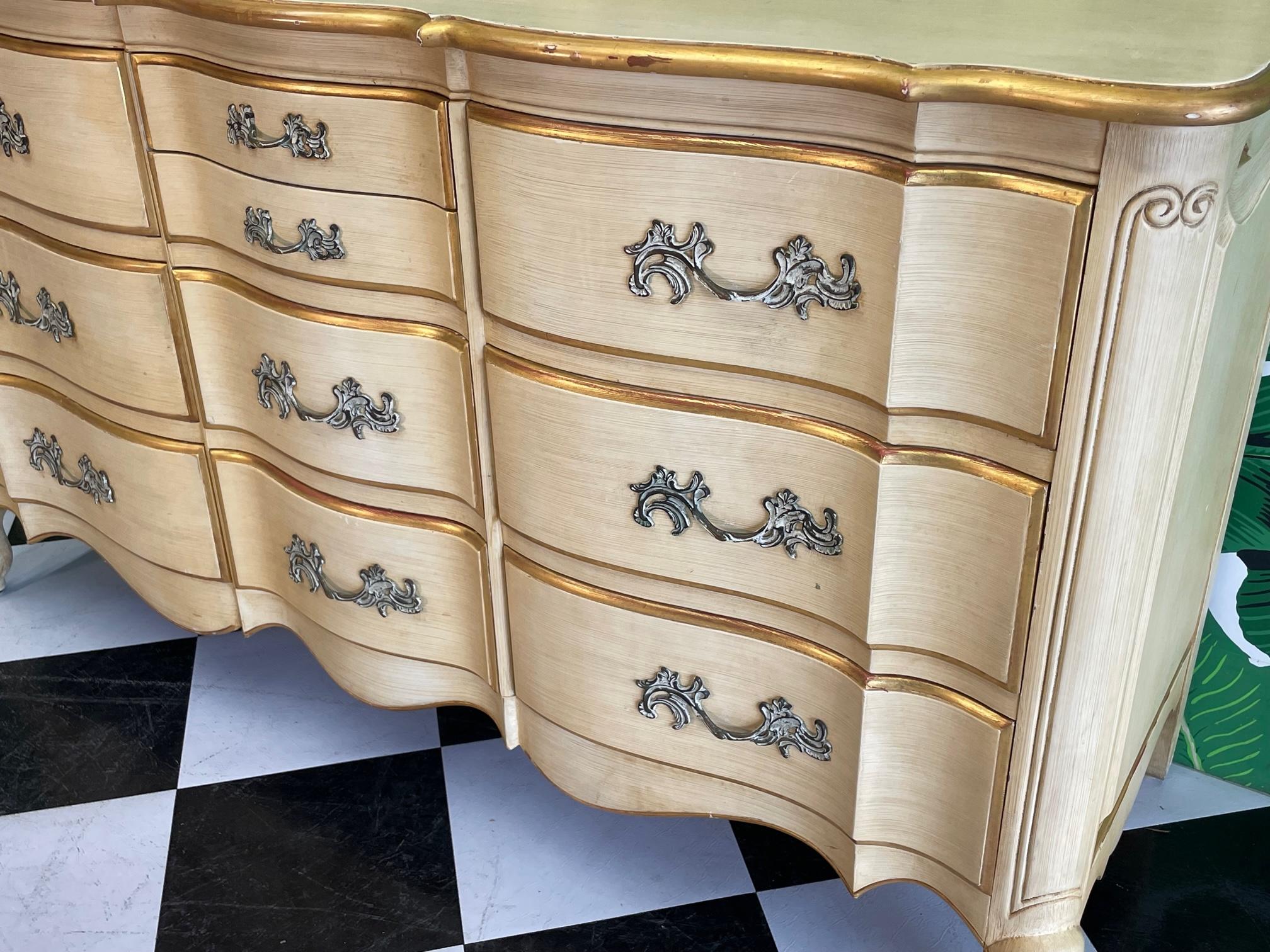 American French Provincial Style Dresser by Dixon Powdermaker For Sale