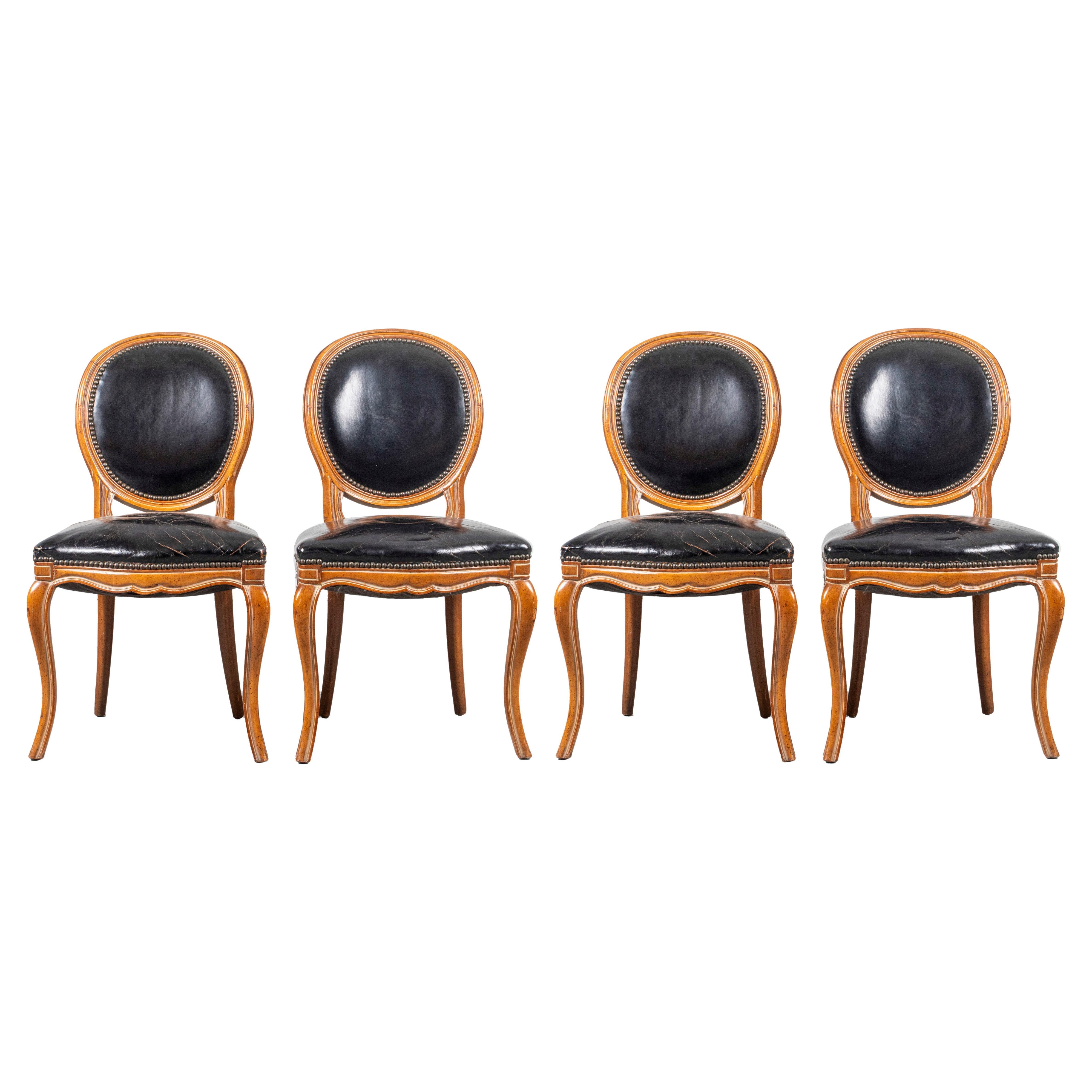 Graceful FrenchStyle Side Chair at 1stDibs