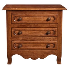 French Provincial Style Mahogany 3-Drawer Chest