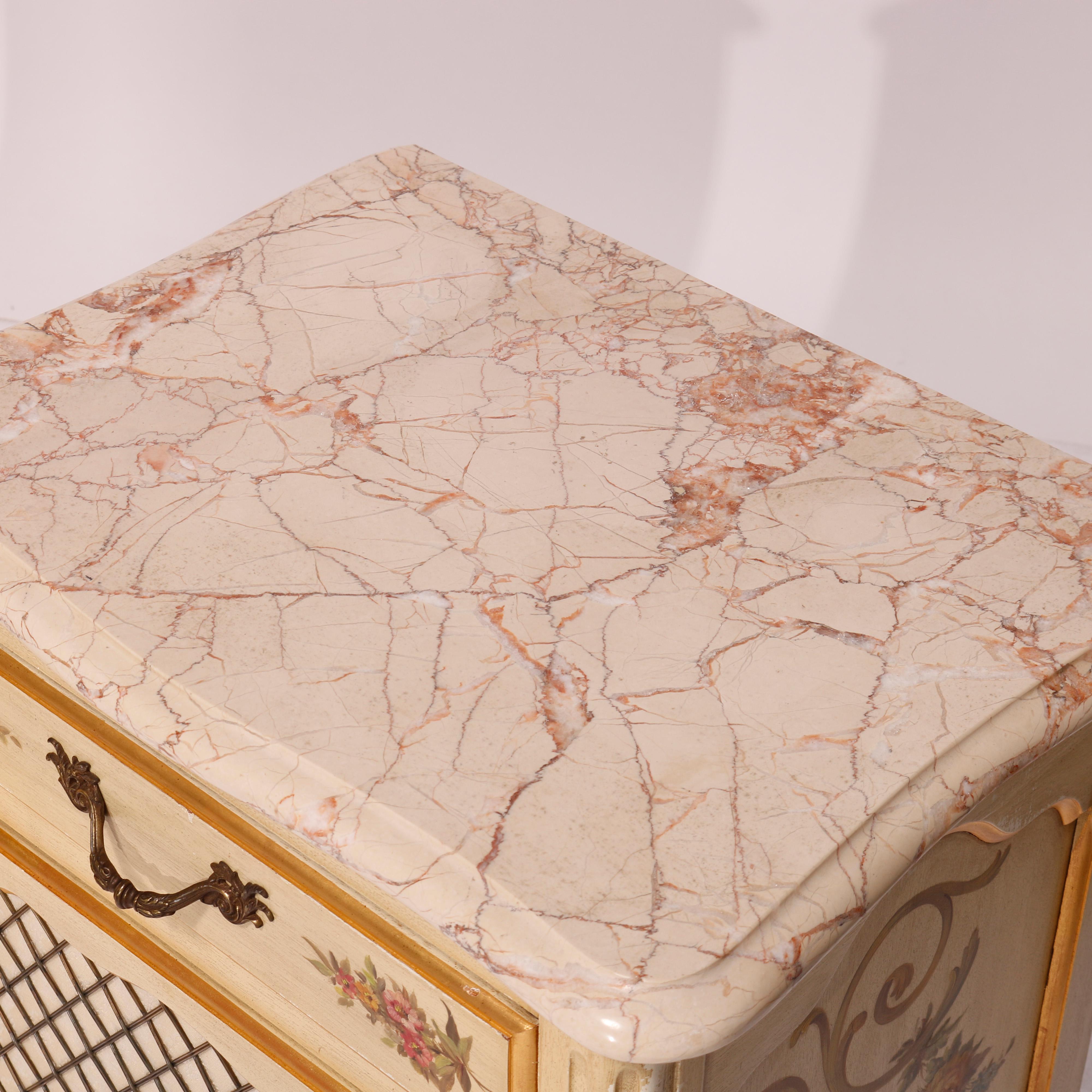 Marbre Supports polychromes, dorés et en marbre de style provincial français par Kozak Studios 20thC en vente