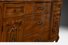French Provincial Style Triple Dresser Sideboard Buffet by Bassett