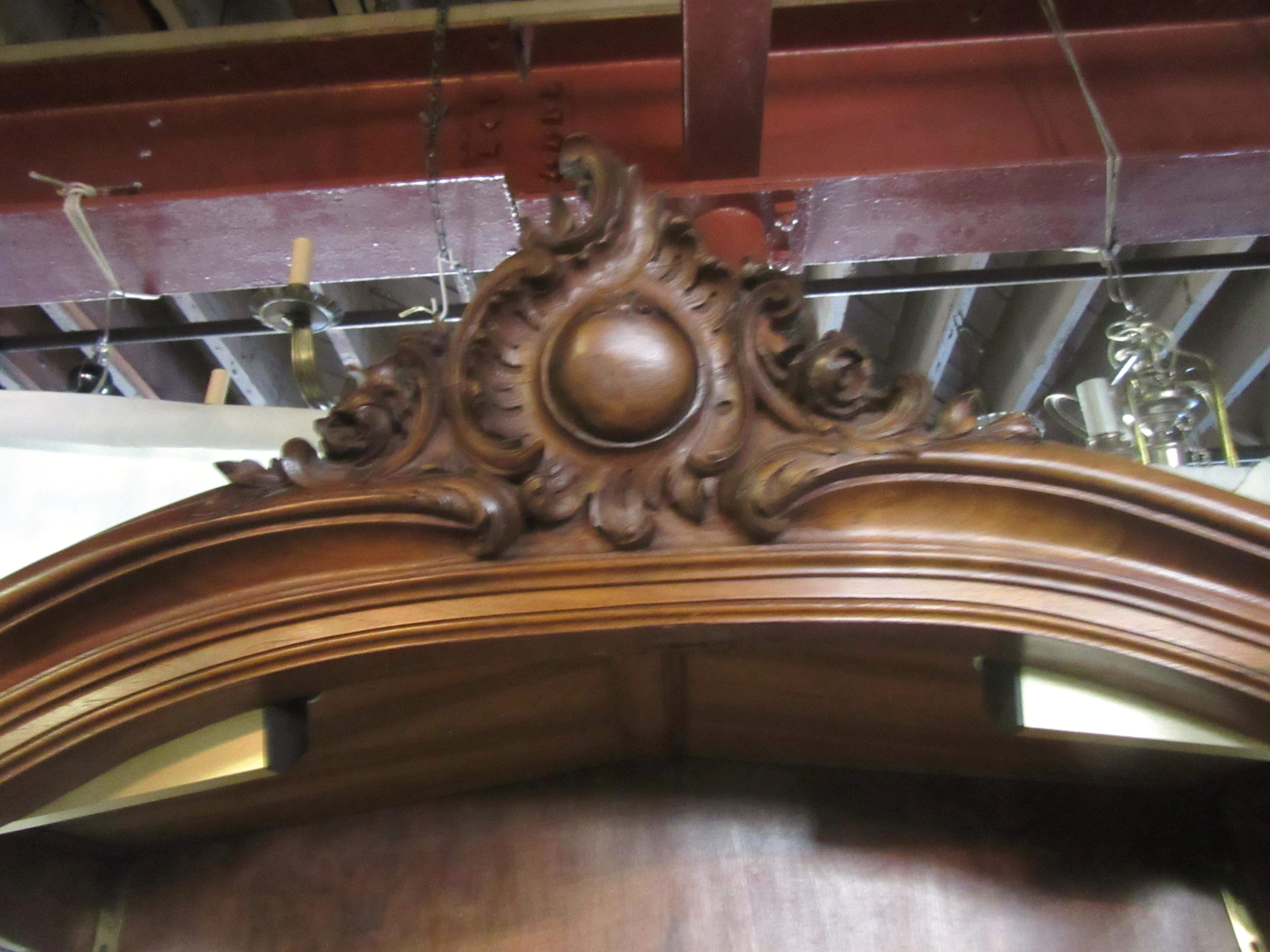 french provincial curio cabinet