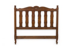 French Provincial Style Walnut Twin Bed