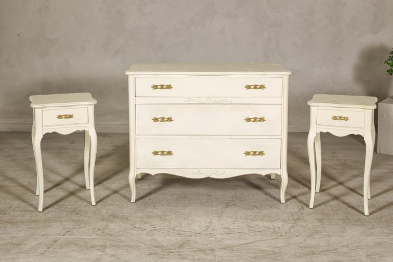 white christmas dresses Kingdom Cream Velvet Panel Bedroom Set main image 0