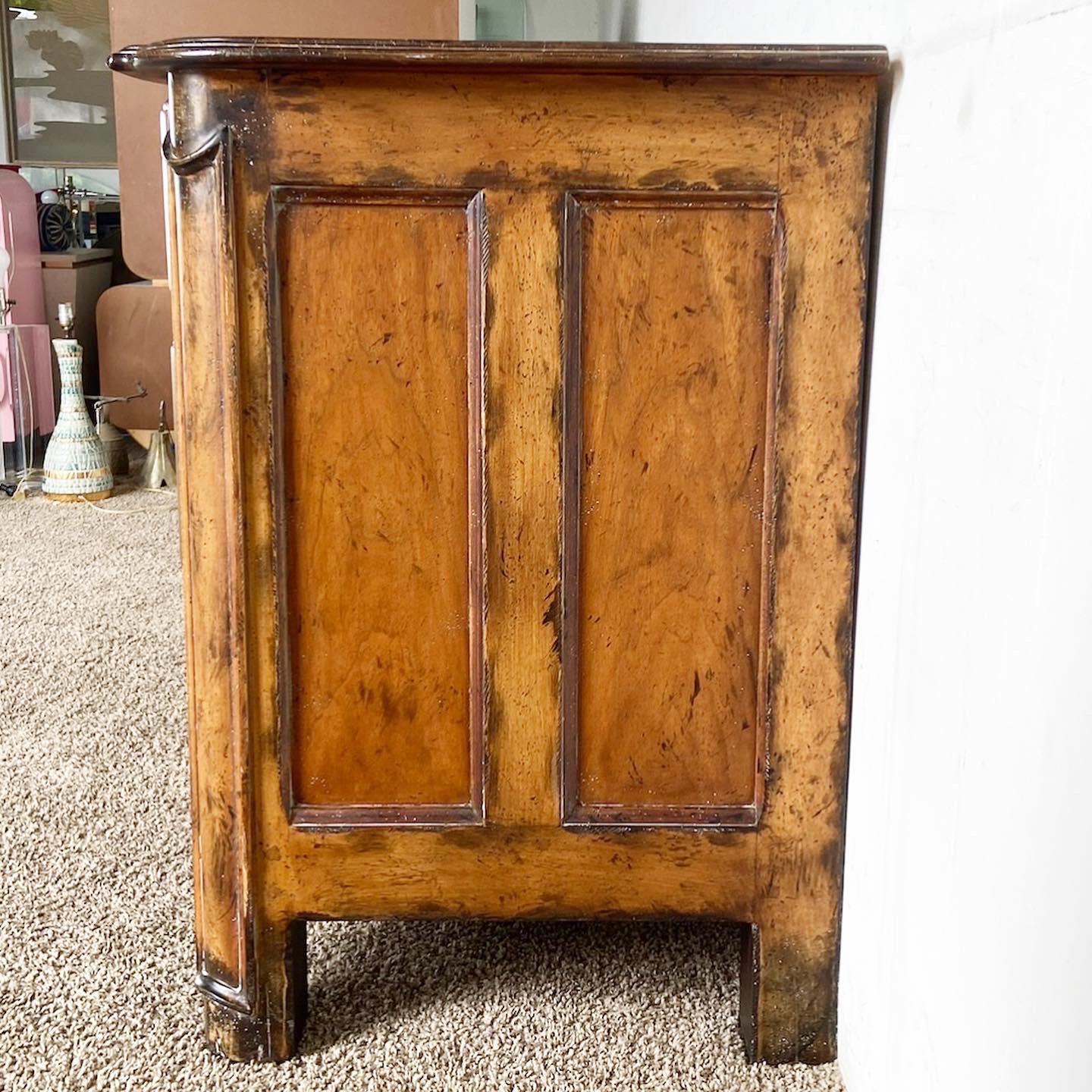 French Provincial Style Wooden Chest of Drawers by Polo Ralph Lauren In Good Condition For Sale In Delray Beach, FL
