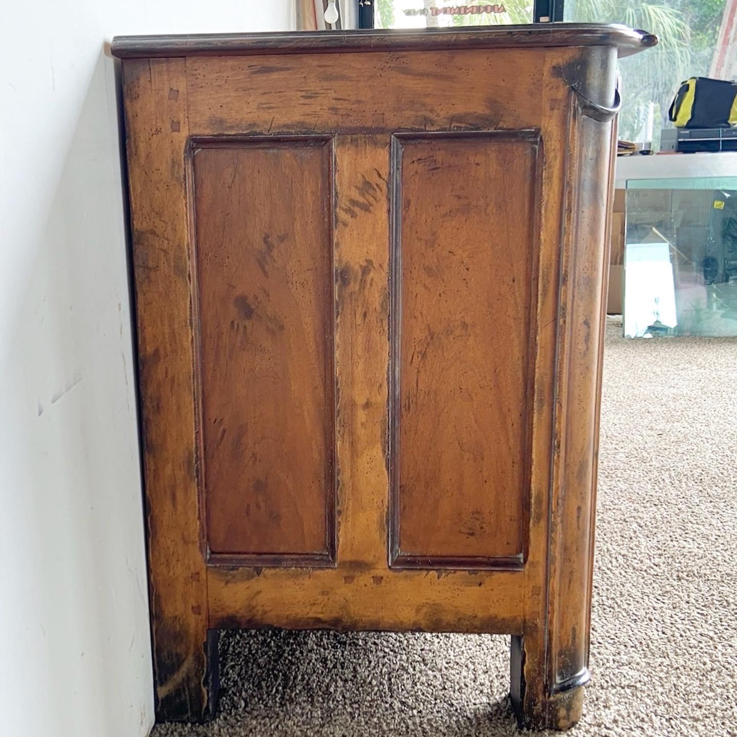 French Provincial Style Wooden Chest of Drawers by Polo Ralph Lauren In Good Condition For Sale In Delray Beach, FL