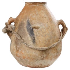 Jarrón provincial francés de terracota, siglo XIX