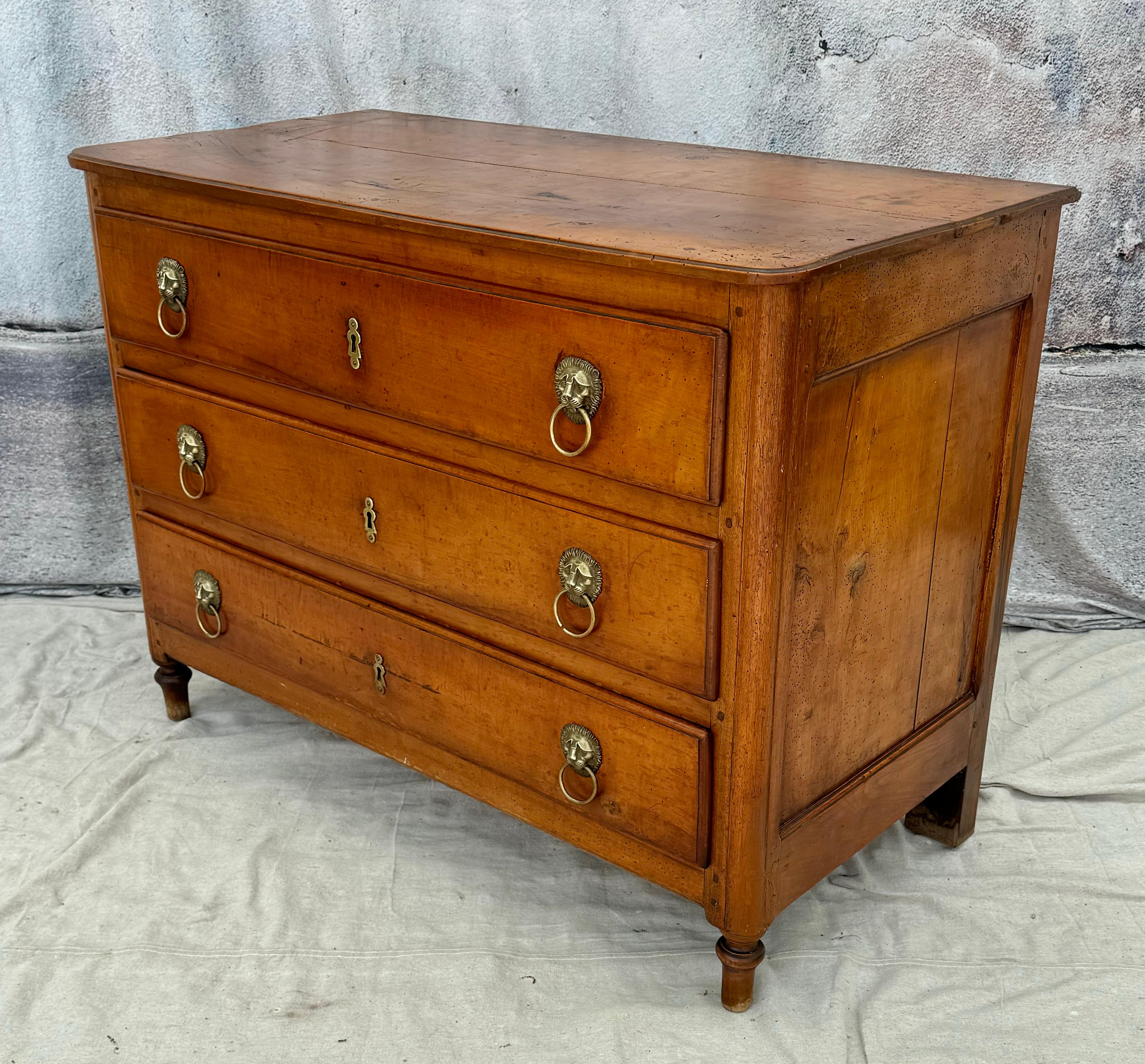 French Provincial Three Drawer Chest 1