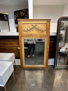 French Provincial Trumeau Mirror
