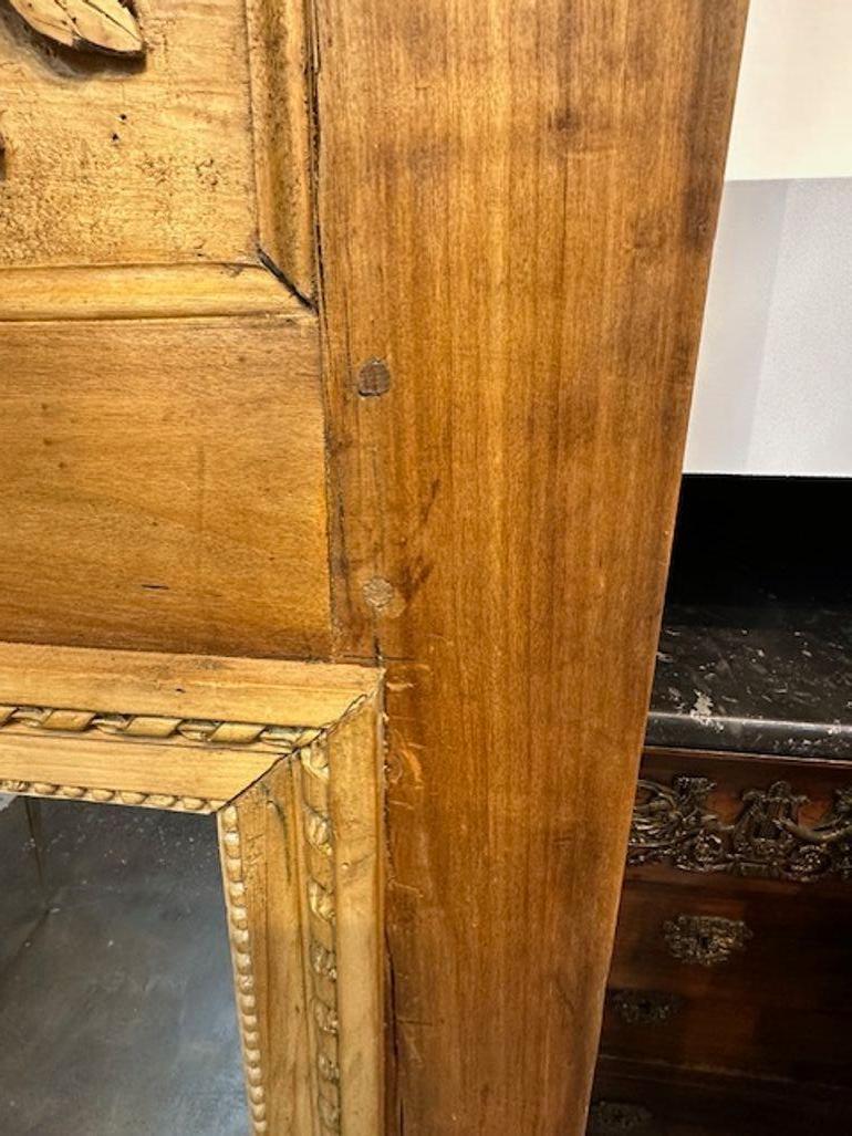 18th Century and Earlier French Provincial Trumeau Mirror For Sale