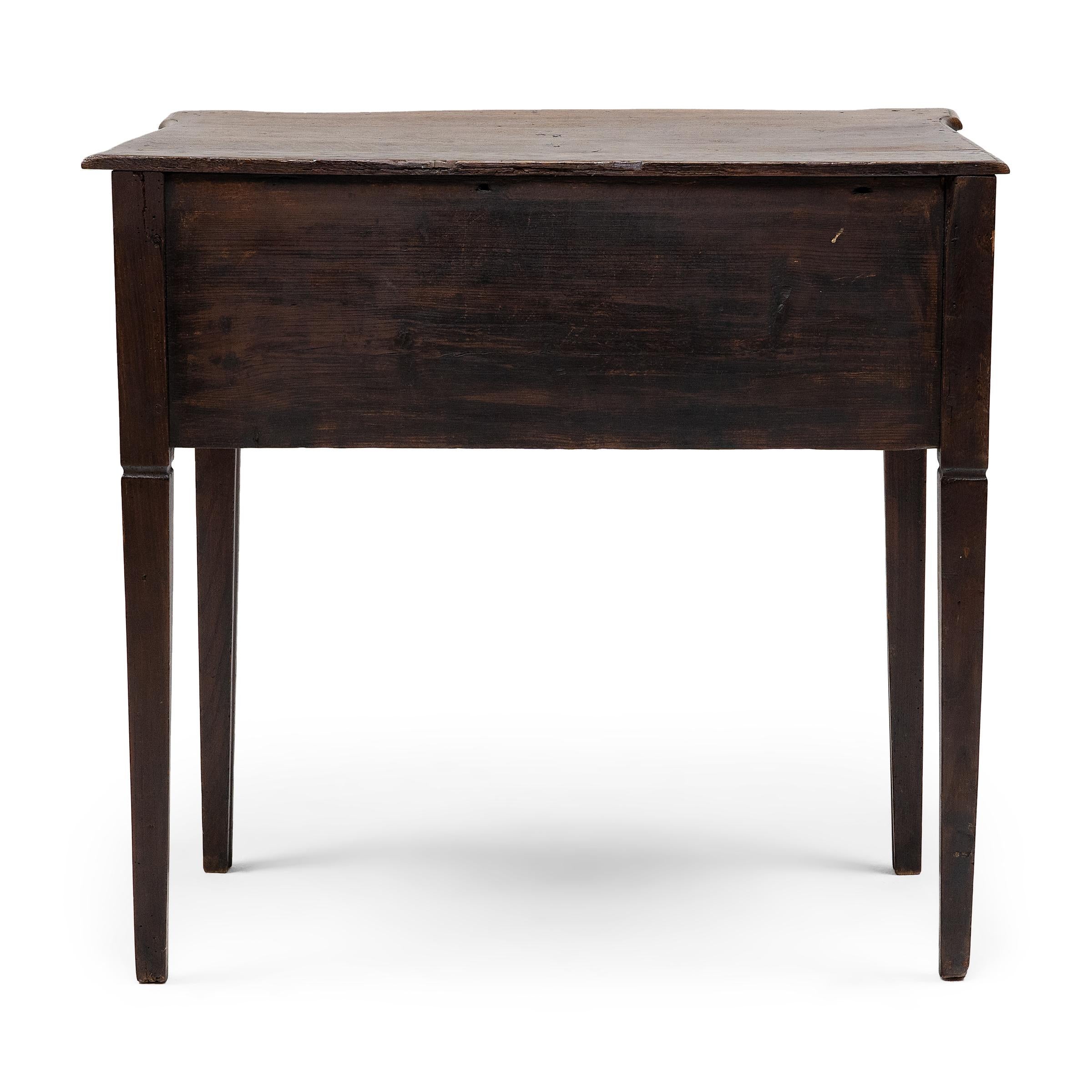 Louis XVI French Provincial Two Drawer Table, c. 1800 For Sale