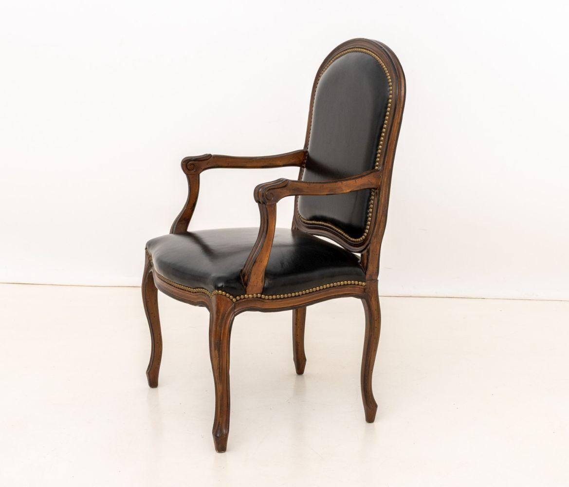 Stile provenzale Poltrone provinciali in noce, 4