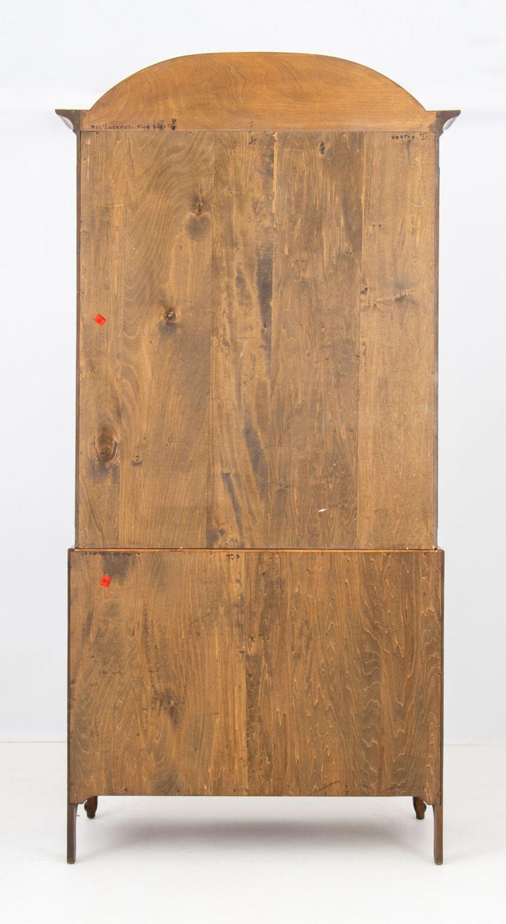 French Provincial Walnut Bureau Bookcase in vendita 2