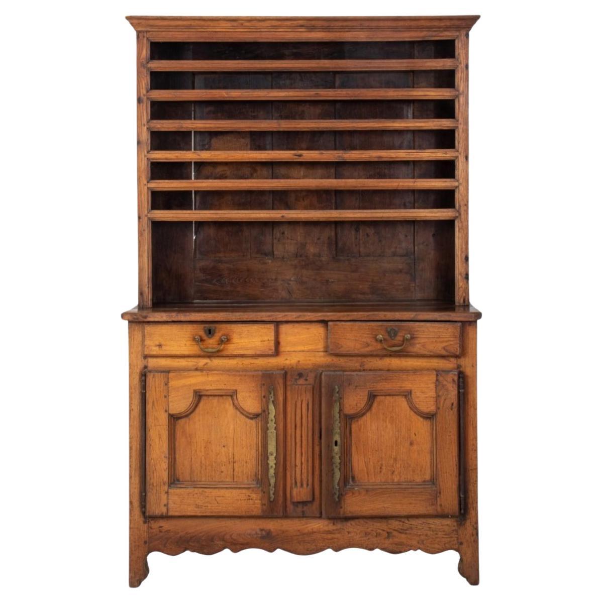 French Provincial Walnut Cabinet, 19th Century For Sale