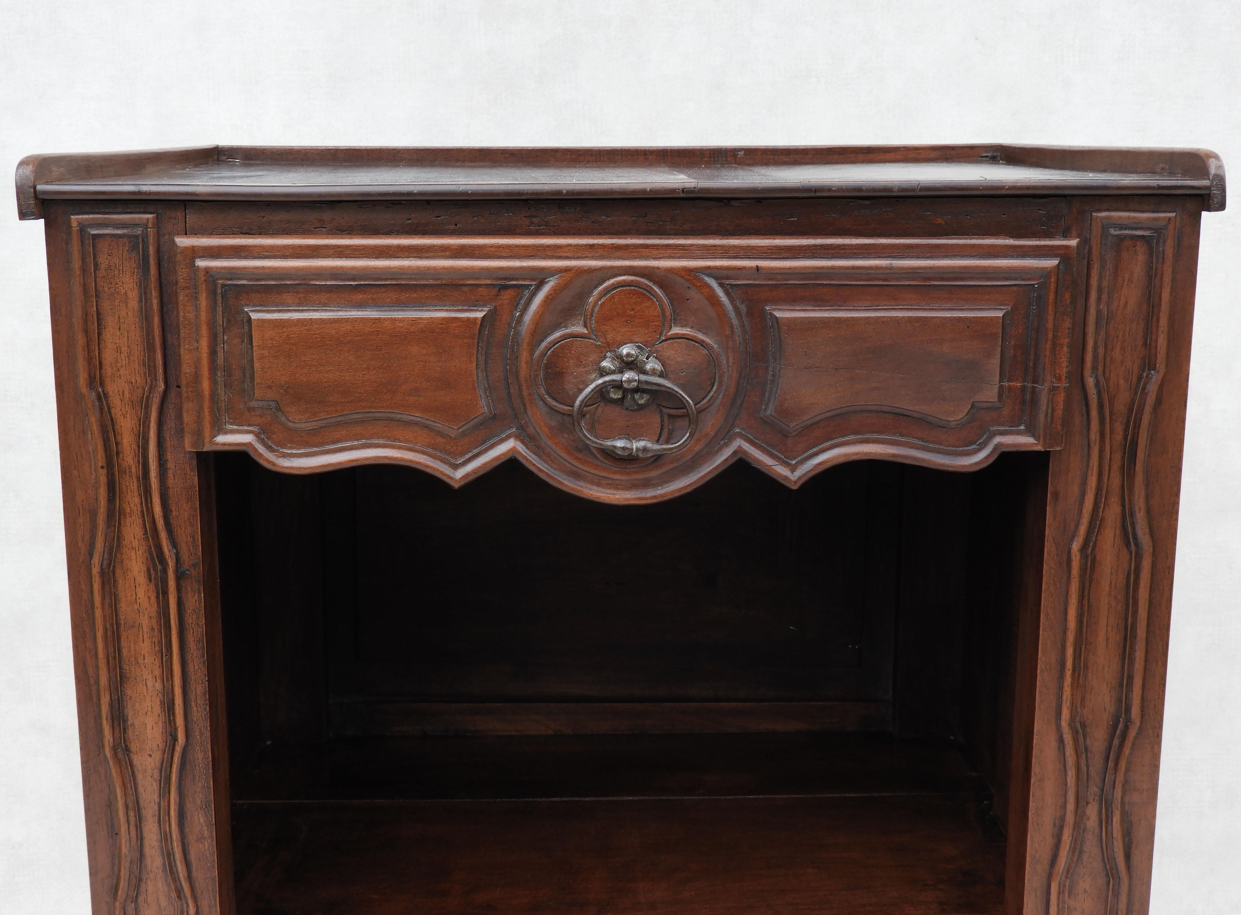 French Provincial Walnut Cabinet c1890 For Sale 7