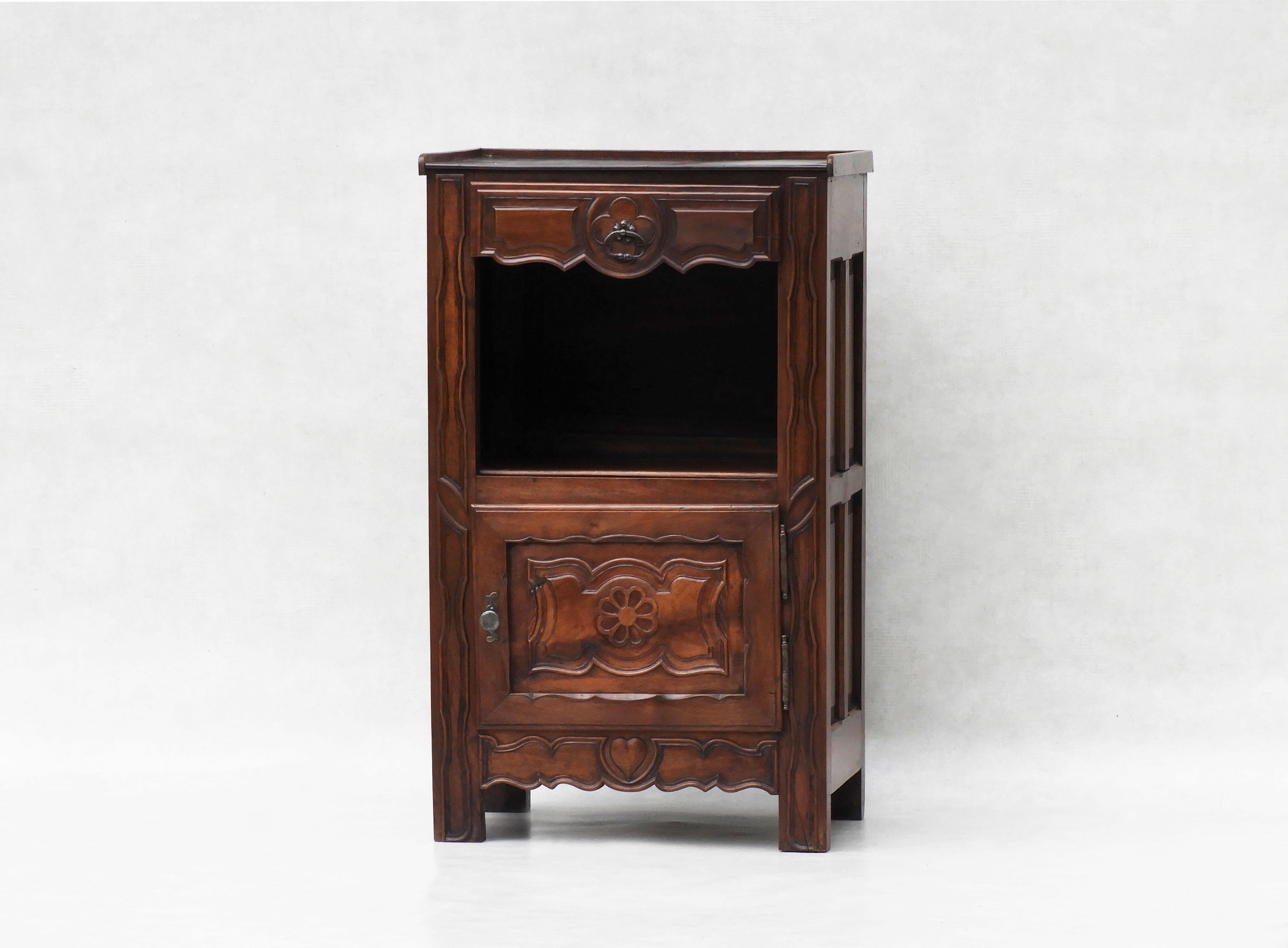 antique bed cabinet
