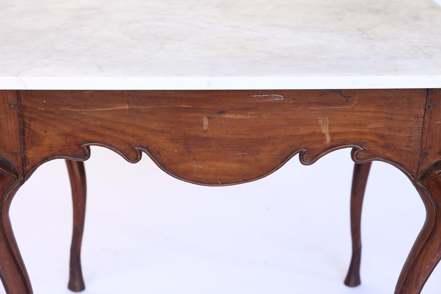 French Provincial Walnut Table For Sale 6