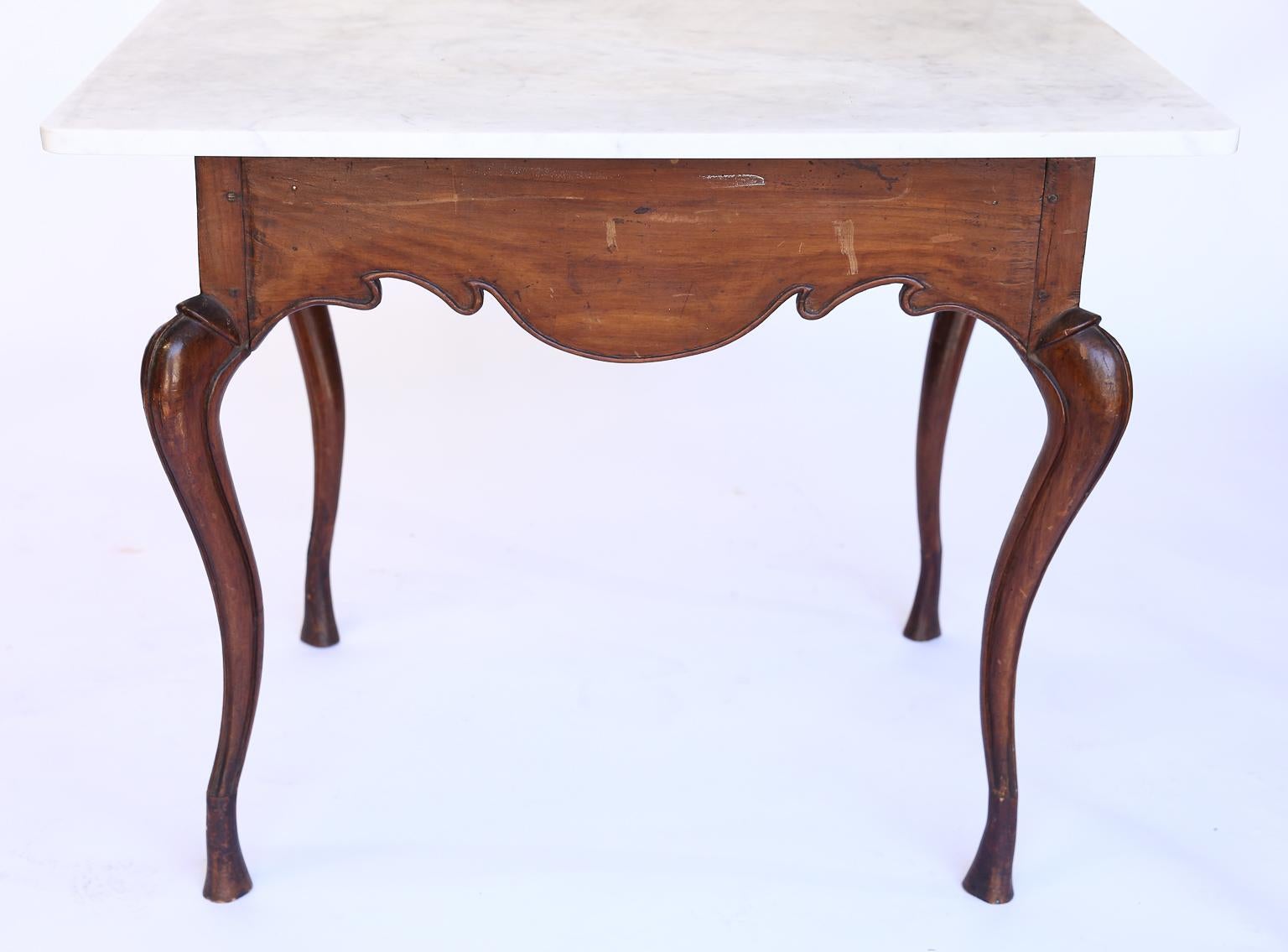 French Provincial Walnut Table For Sale 5