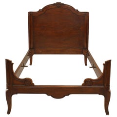 French Provincial Walnut Twin Beds