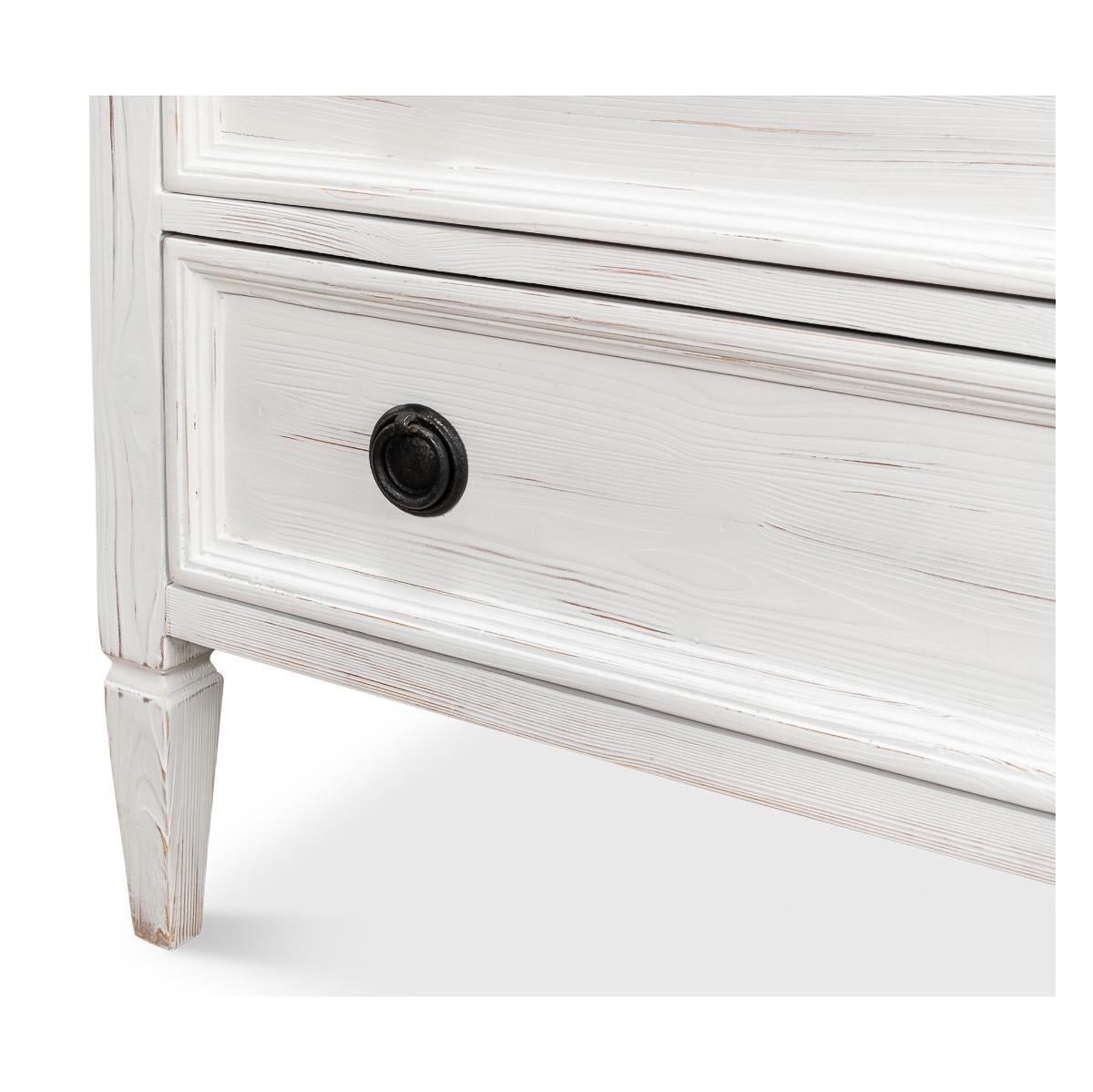 French Provincial White Painted Dresser For Sale 3
