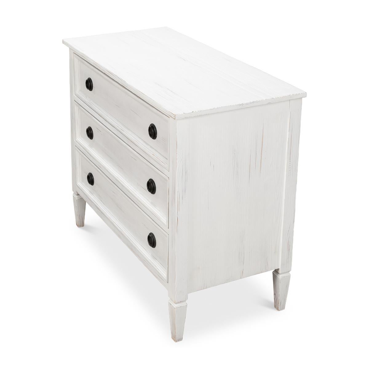 French Provincial White Painted Dresser For Sale 1