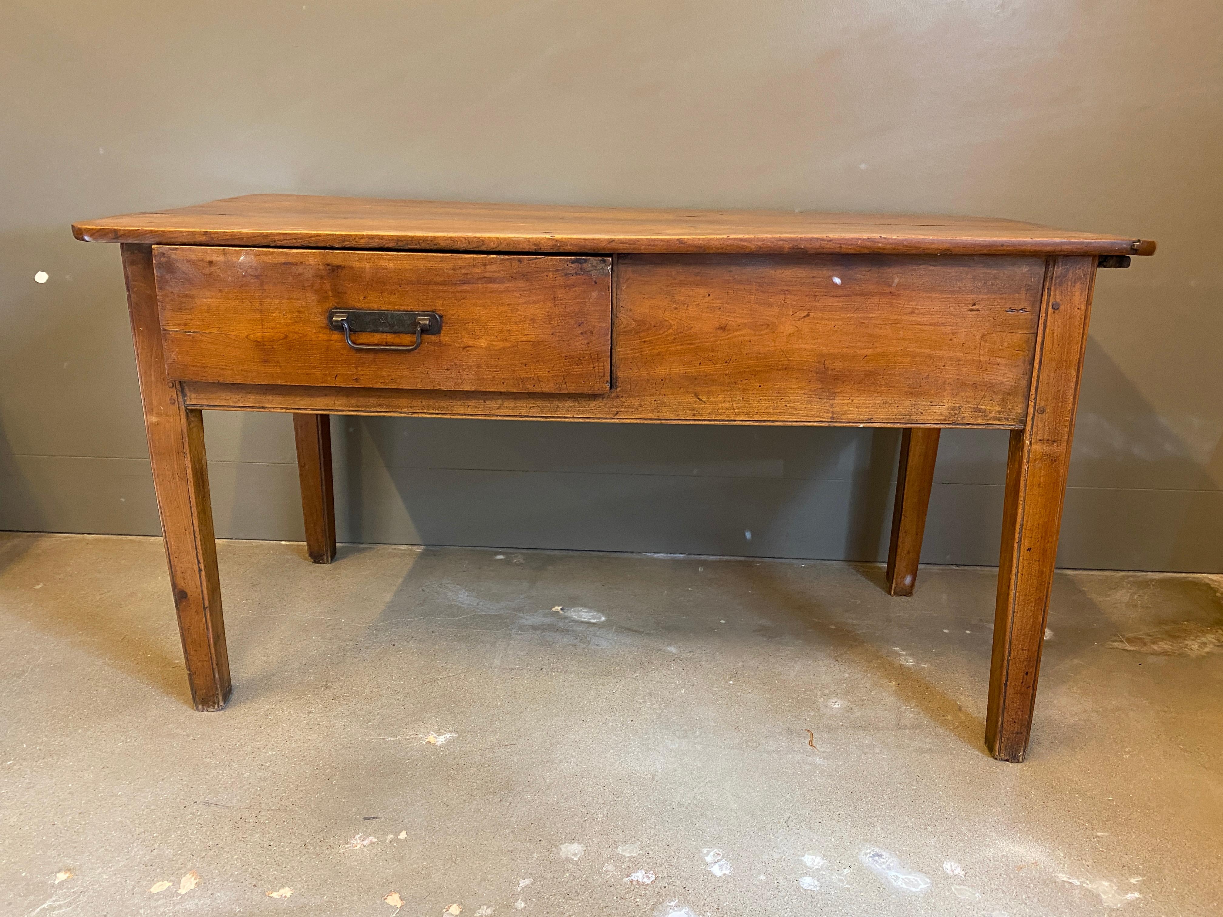 French Provincial Work Table, 19th Century In Good Condition For Sale In Austin, TX