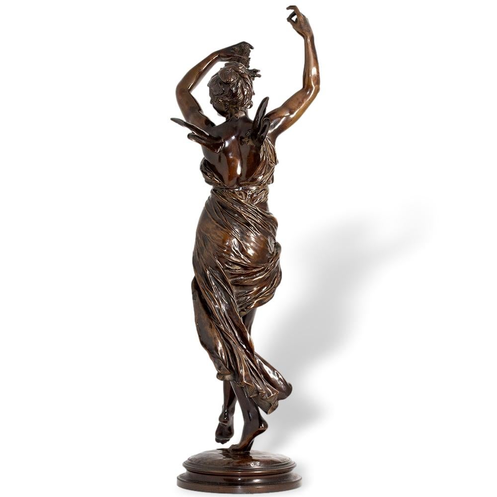 Cast French Psyche Bronze Delaplanche, Barbedienne & Achille Collas