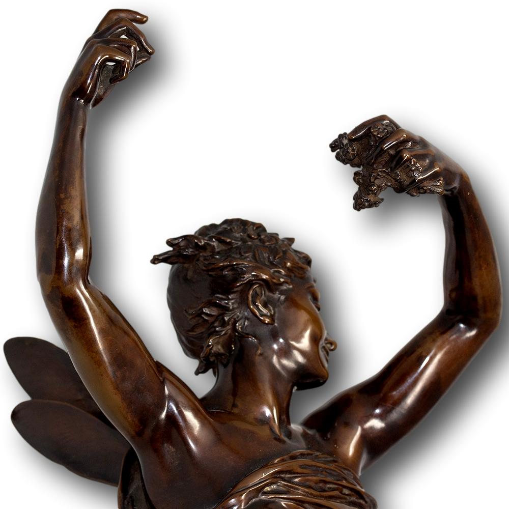 19th Century French Psyche Bronze Delaplanche, Barbedienne & Achille Collas