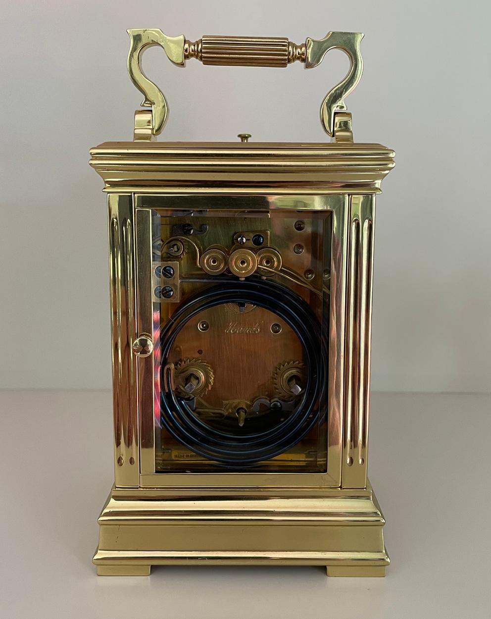 Français Horloge de calèche à répétition des quarts, française, vers 1880 en vente