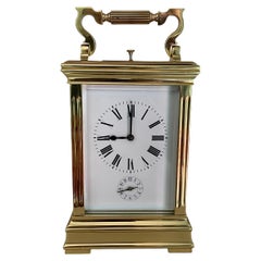 Quarter Chiming Gorge Carriage Clock with Quarter Repeat, French, circa 1880