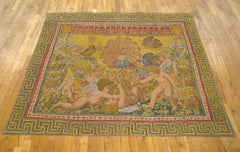 Late 19th Century French Rambouillet Religious Tapestry, with Putti at Play