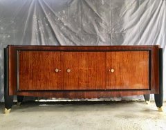 Raro aparador francés Art Déco de caoba de Maurice Jallot