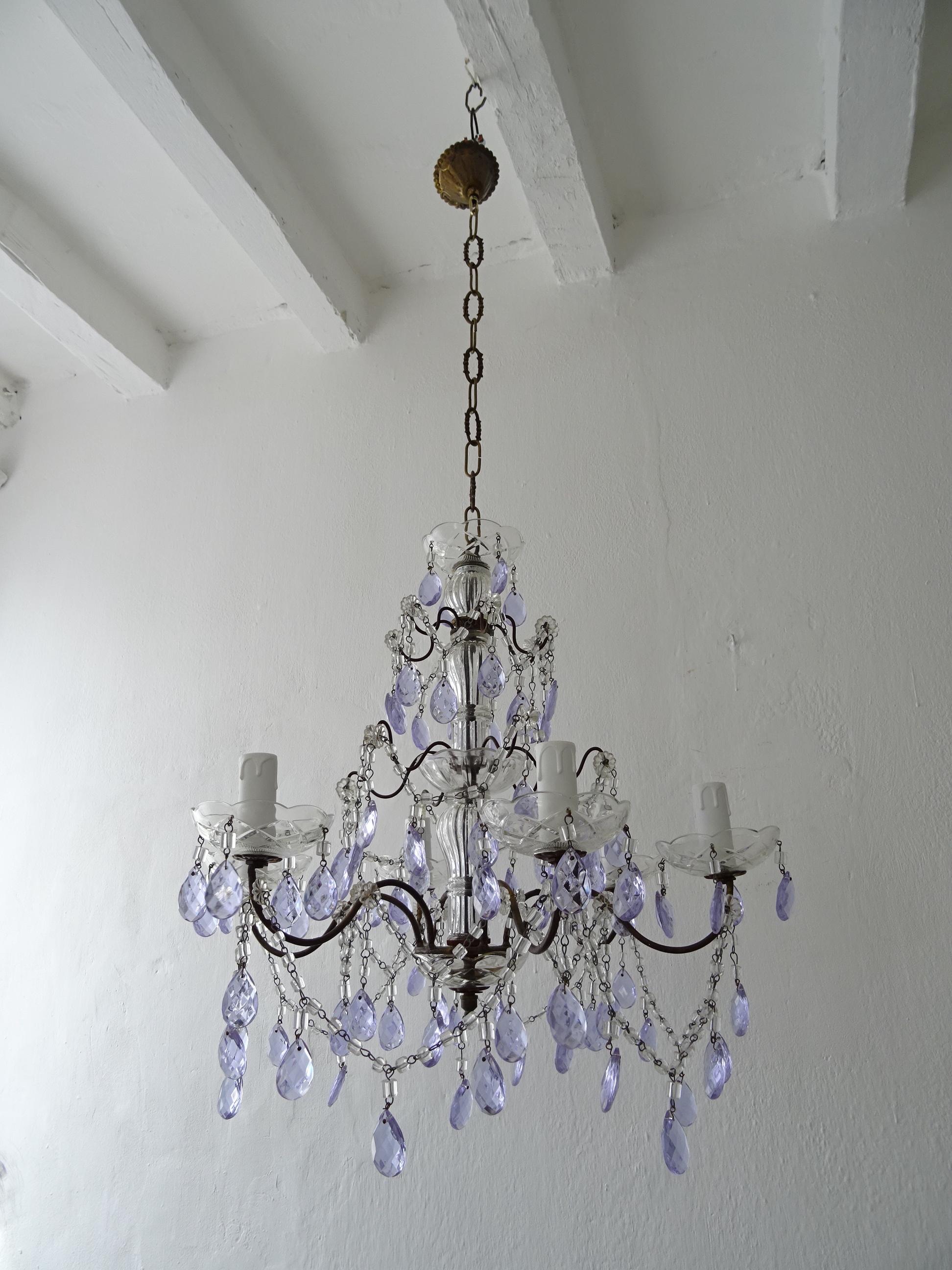 lavender chandelier