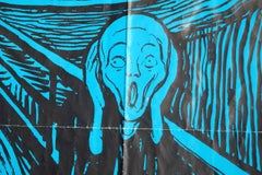 French Rare Poster for Edward Munch Exhibition, 1969