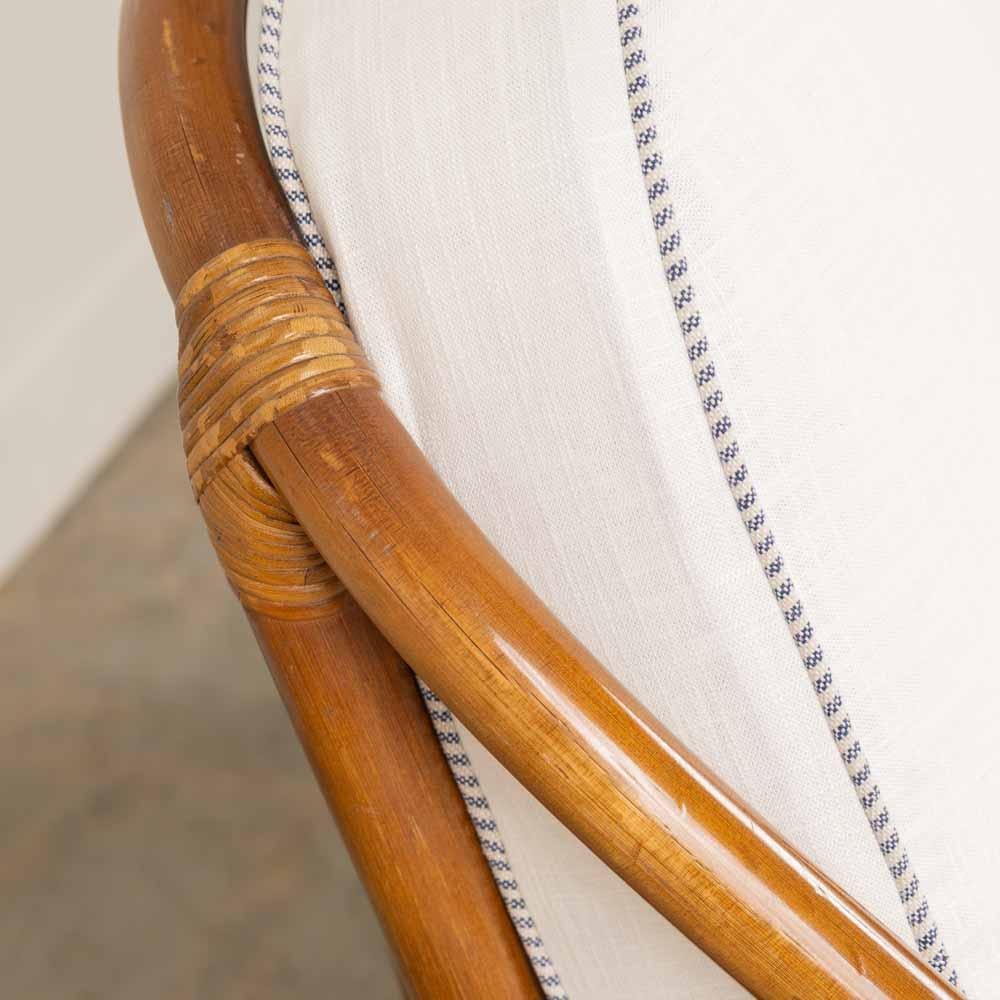 French Rattan and Cane Settee 9