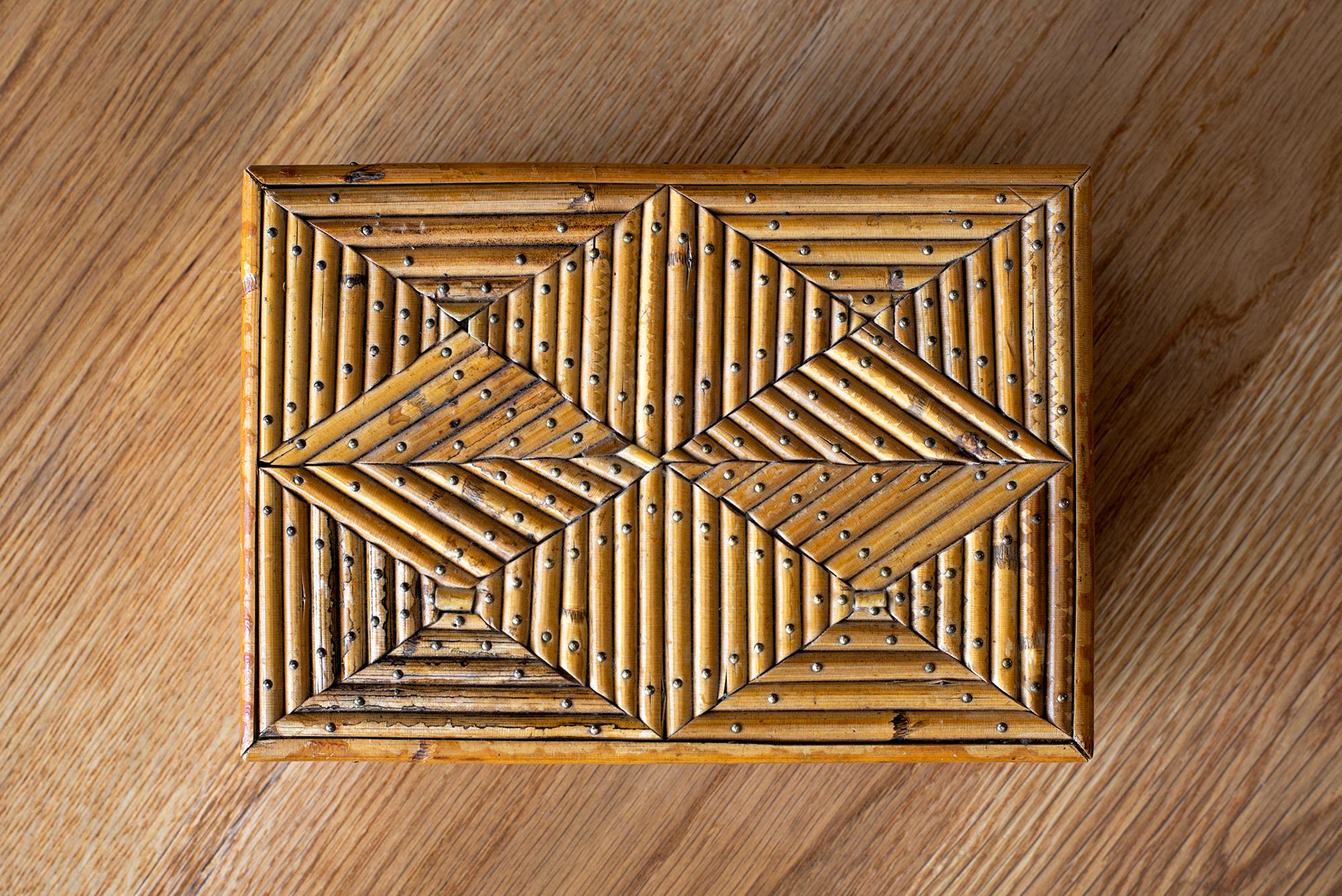 French Rattan Box 1