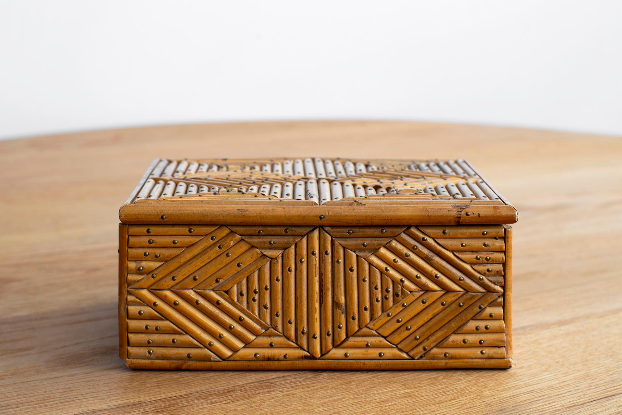 French Rattan Box 2