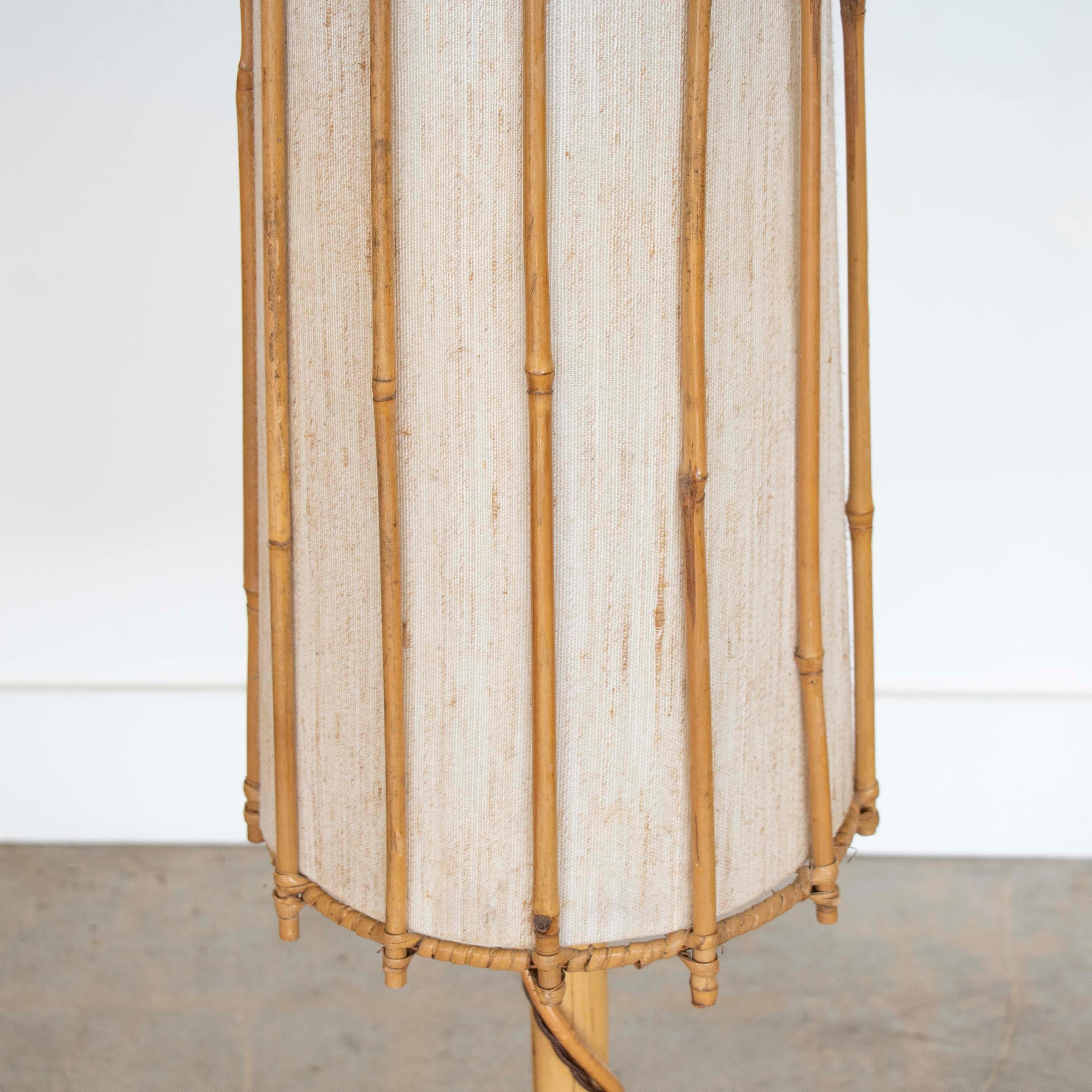 French Rattan Floor Lamp 3