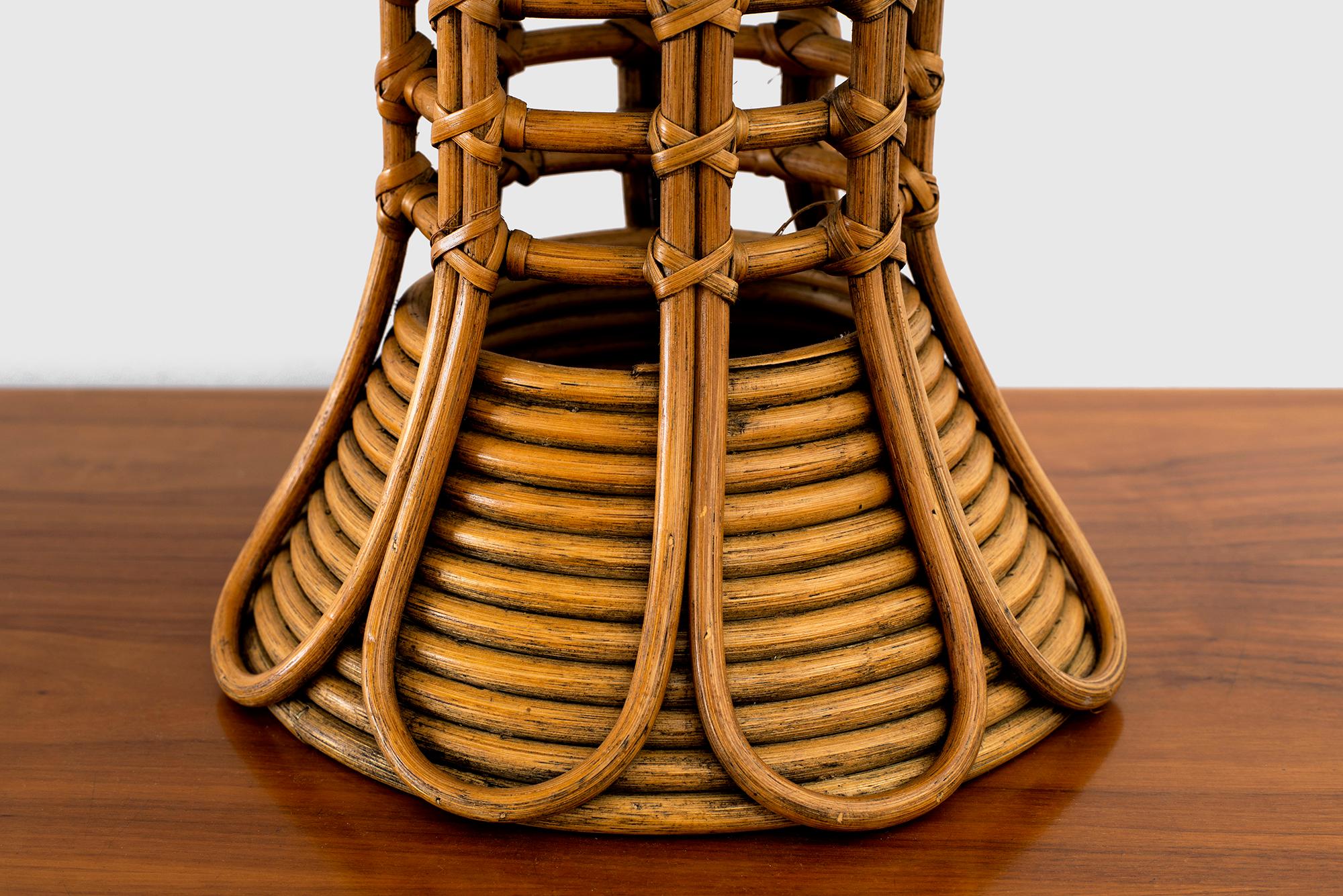 French Rattan Lamp 1